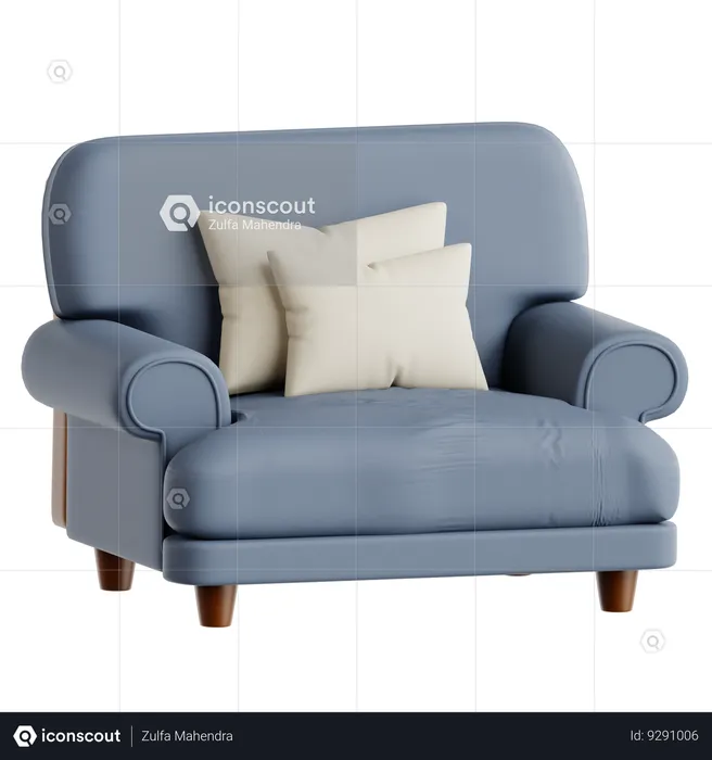 Love seat  3D Icon
