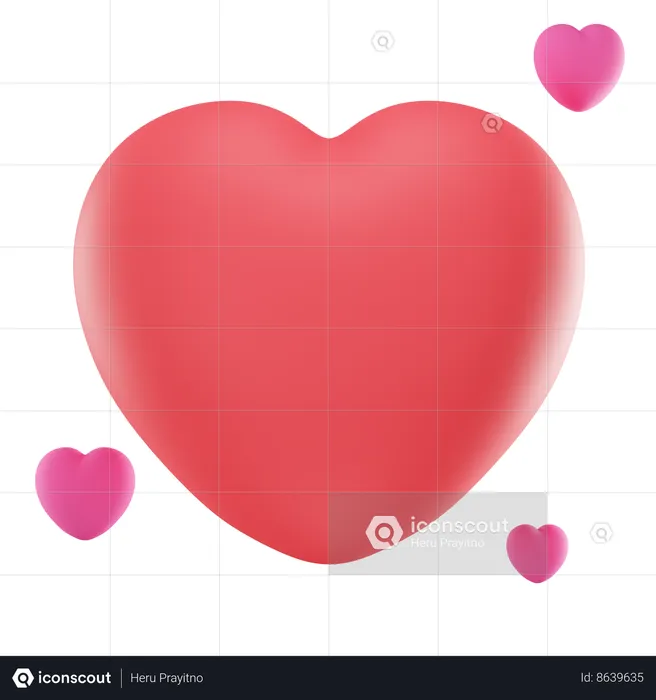 Love Sign  3D Icon