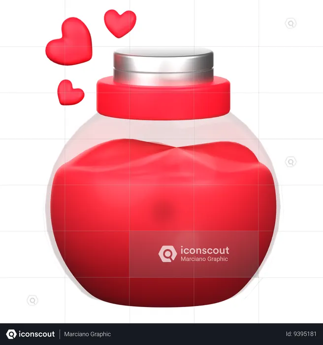 Love Spray  3D Icon
