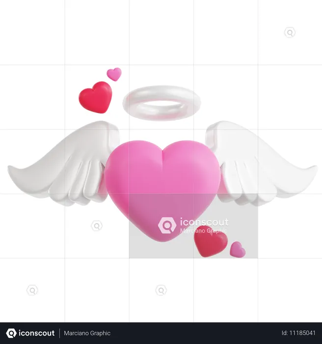 Love Wings  3D Icon
