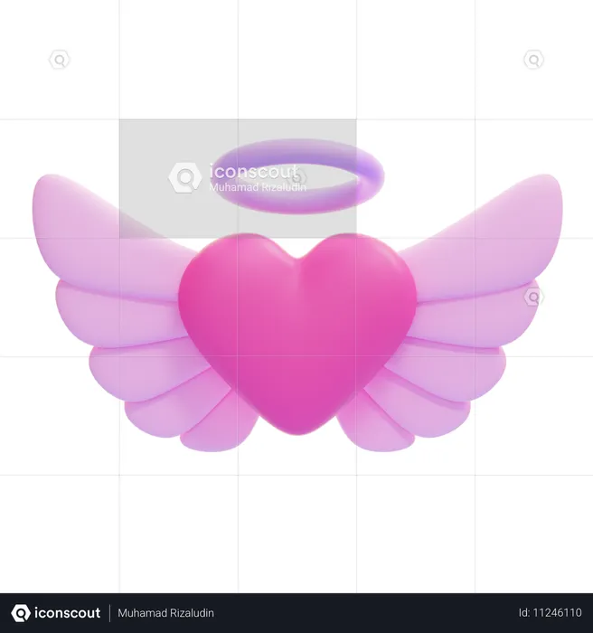 Love Wings  3D Icon