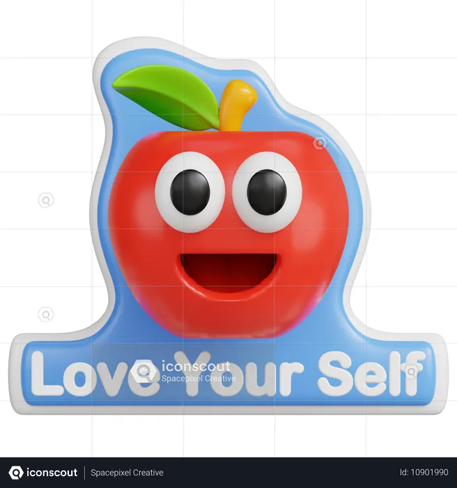 Love Your Self  3D Icon