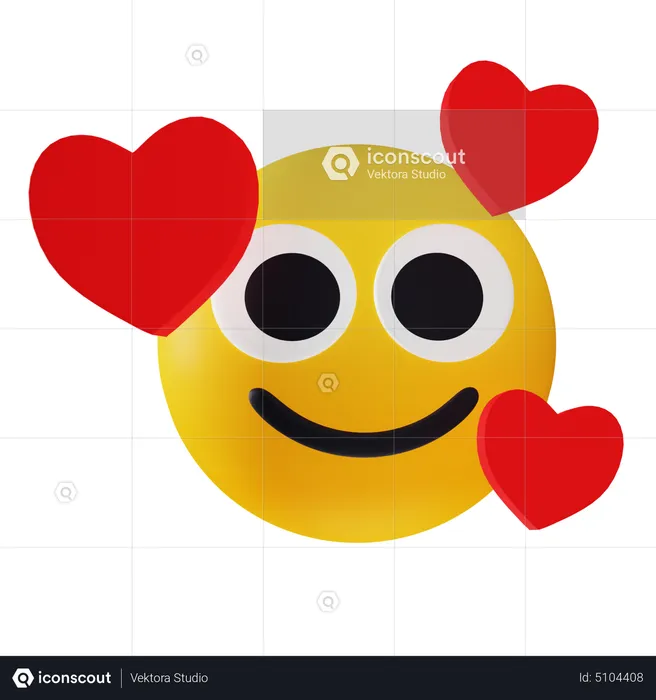 Loveing Emoji 3D Icon