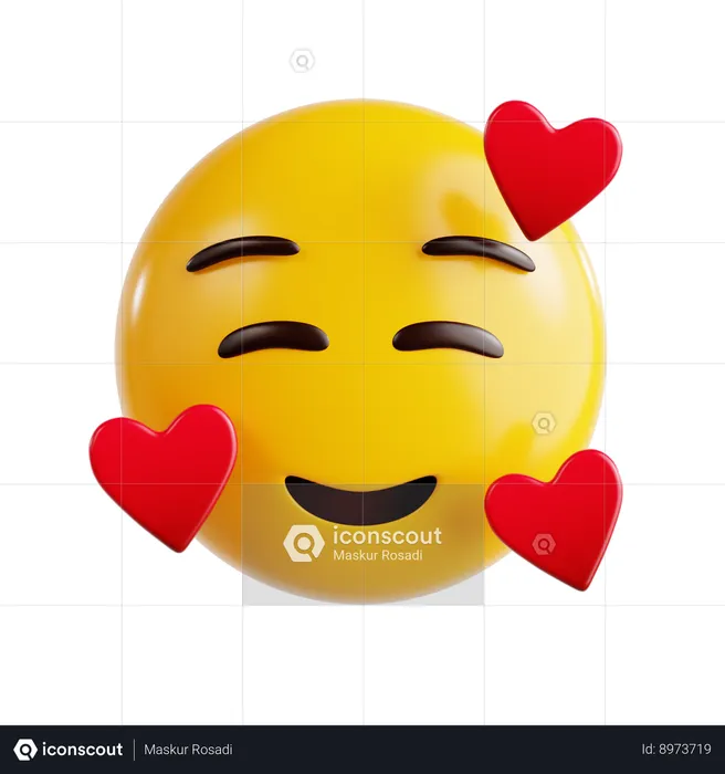 Loving Emoji Emoji 3D Icon