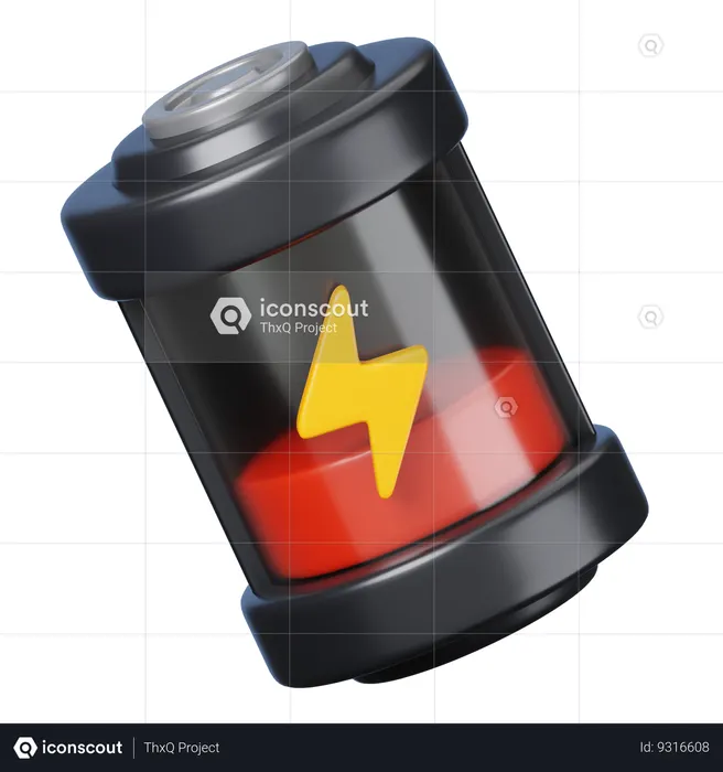 Low Battery  3D Icon