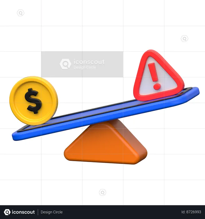 Low Risk Investment  3D Icon