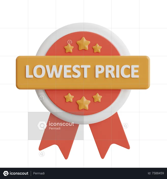 Lowest Price  3D Icon
