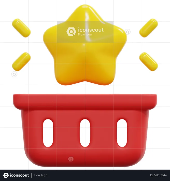 Loyalty Shopping Basket  3D Icon