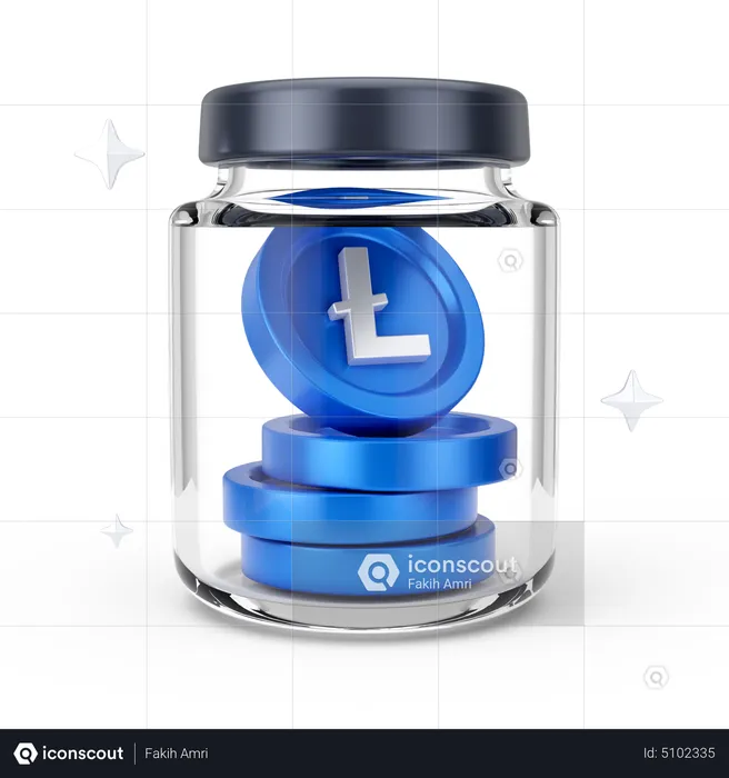 Ltc Jar  3D Icon