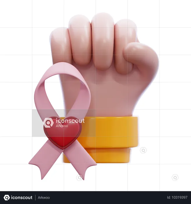 Combatir el cáncer  3D Icon