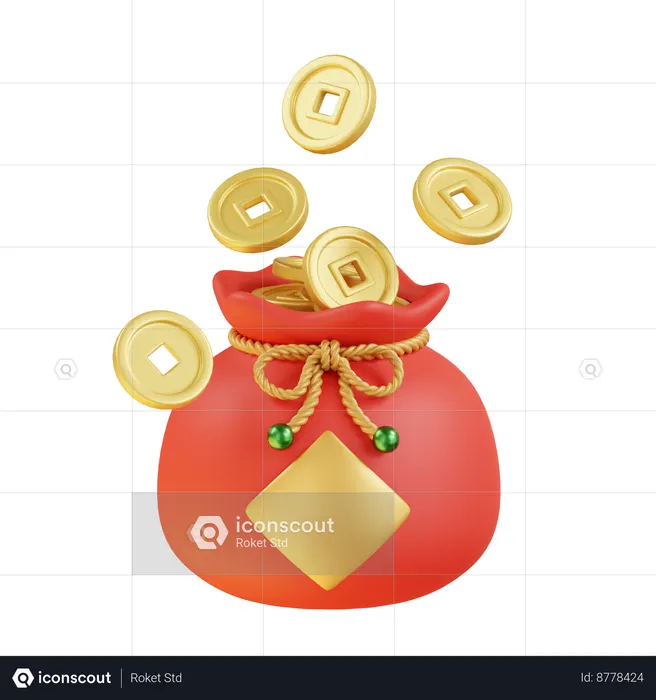 Lucky Bag  3D Icon