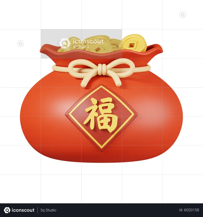 Lucky Bag  3D Icon