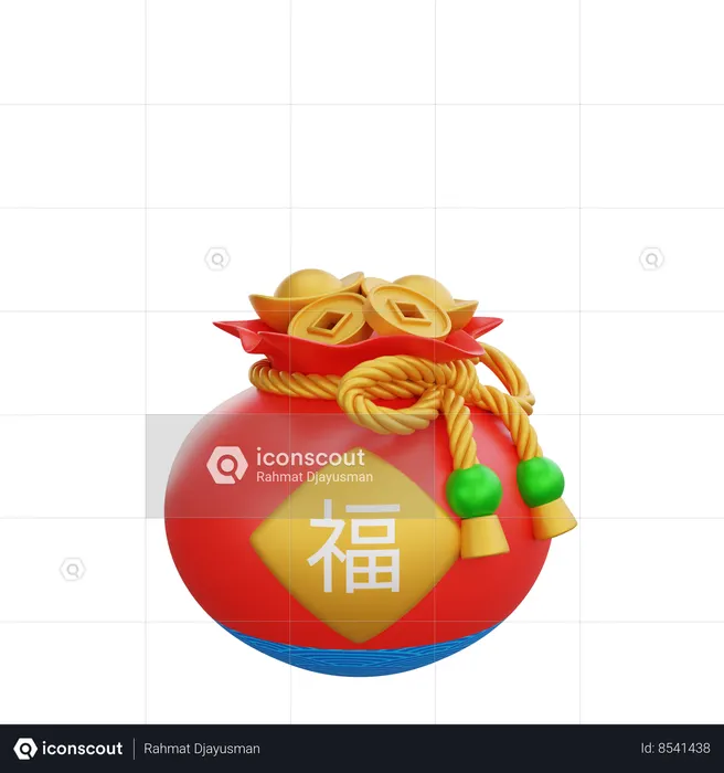 Lucky Bag  3D Icon