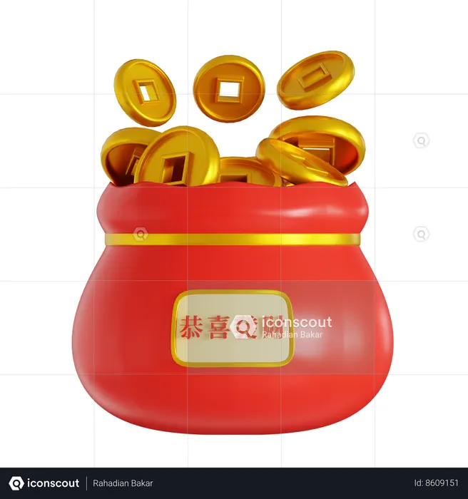 Lucky Bag  3D Icon