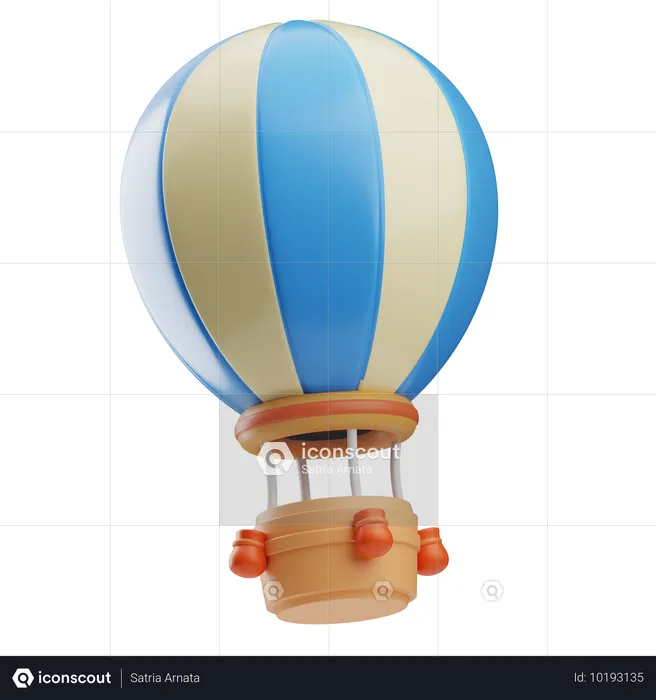 Luftballon  3D Icon