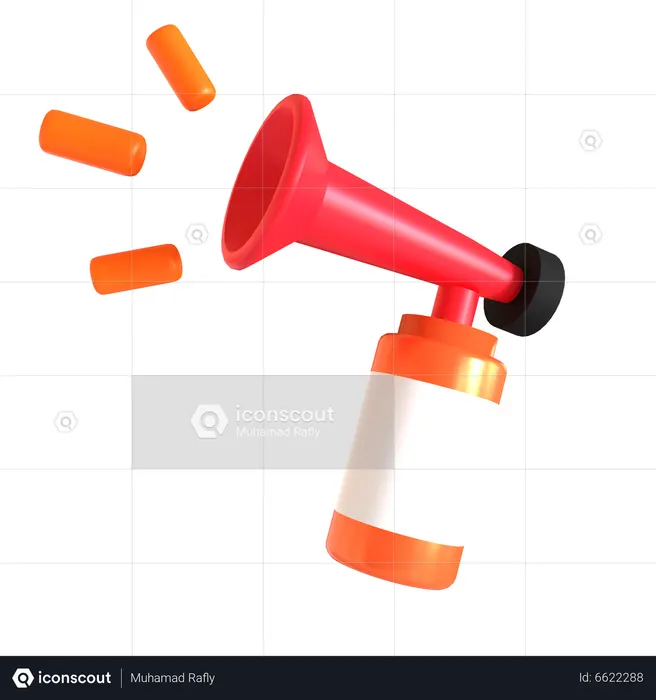 Drucklufthorn  3D Icon