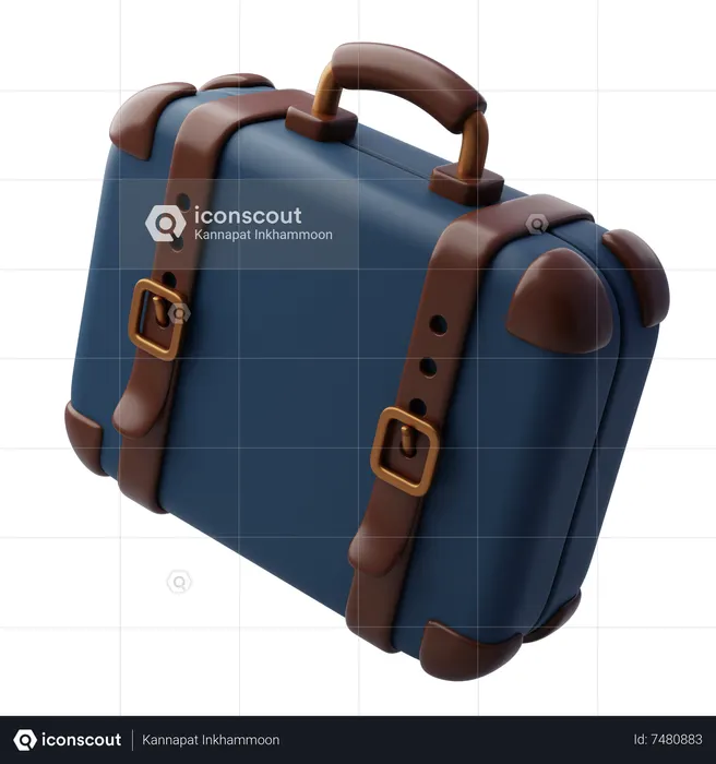 Luggage  3D Icon
