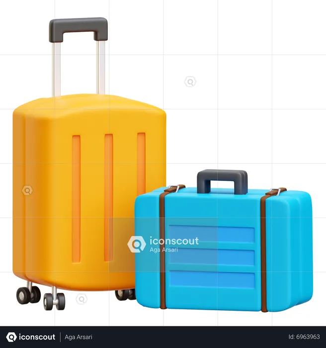 Luggage  3D Icon