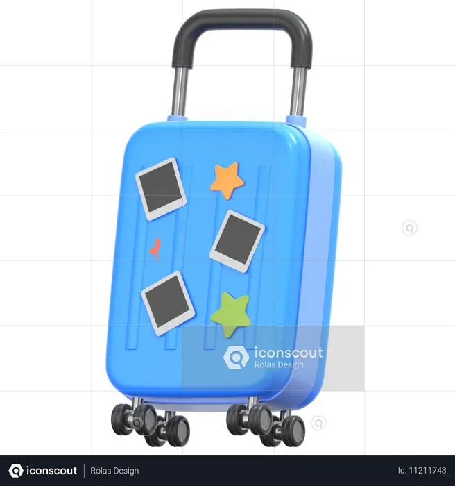 Luggage  3D Icon