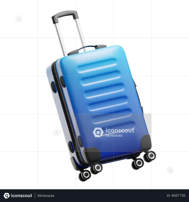 Luggage  3D Illustration