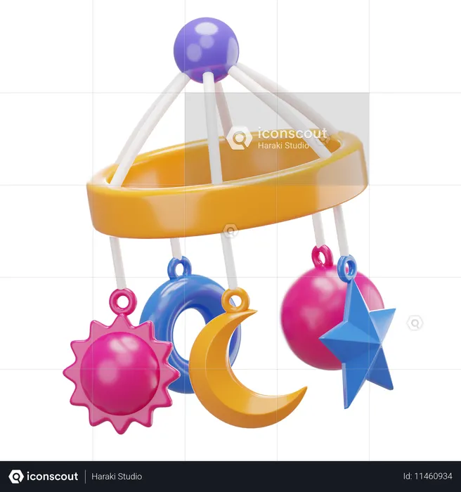 자장가  3D Icon