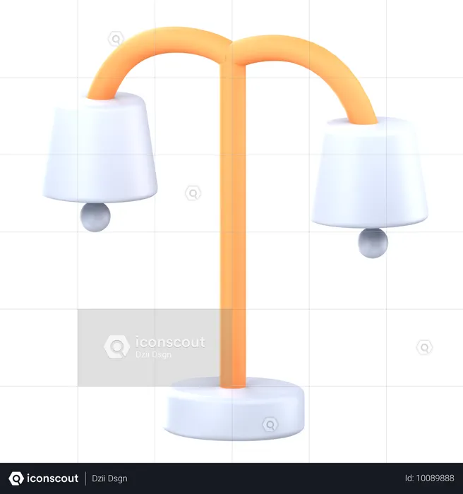 Luminária de piso  3D Icon