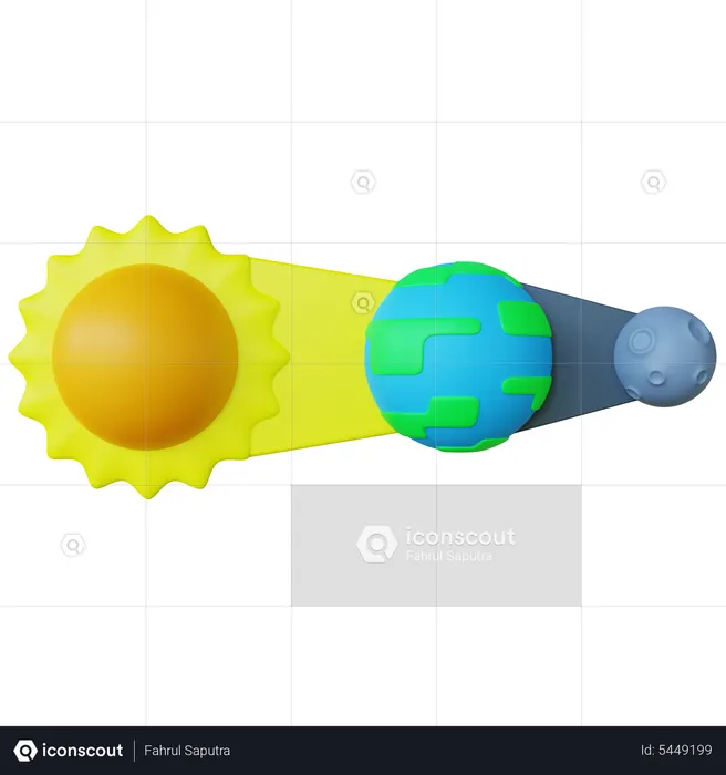 Lunar Eclipse  3D Icon