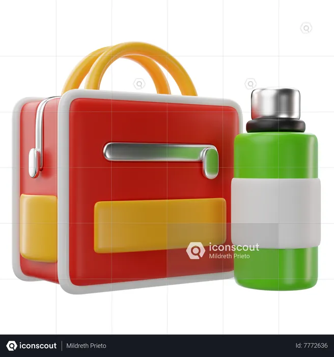 Lunch Box  3D Icon