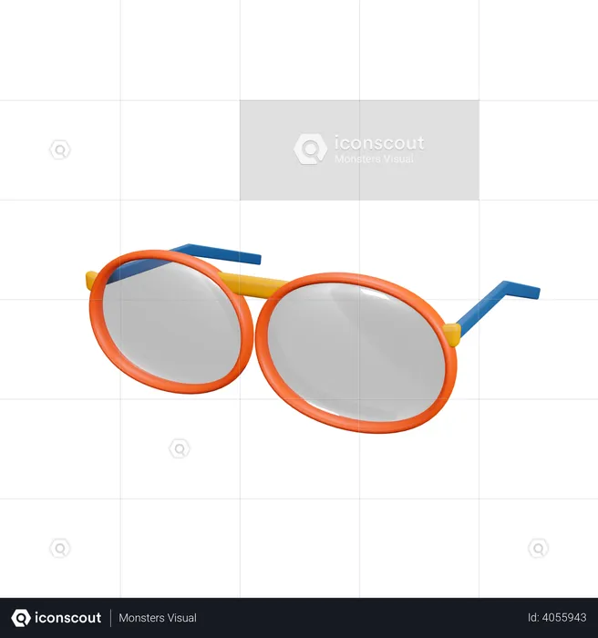 Lunettes  3D Illustration