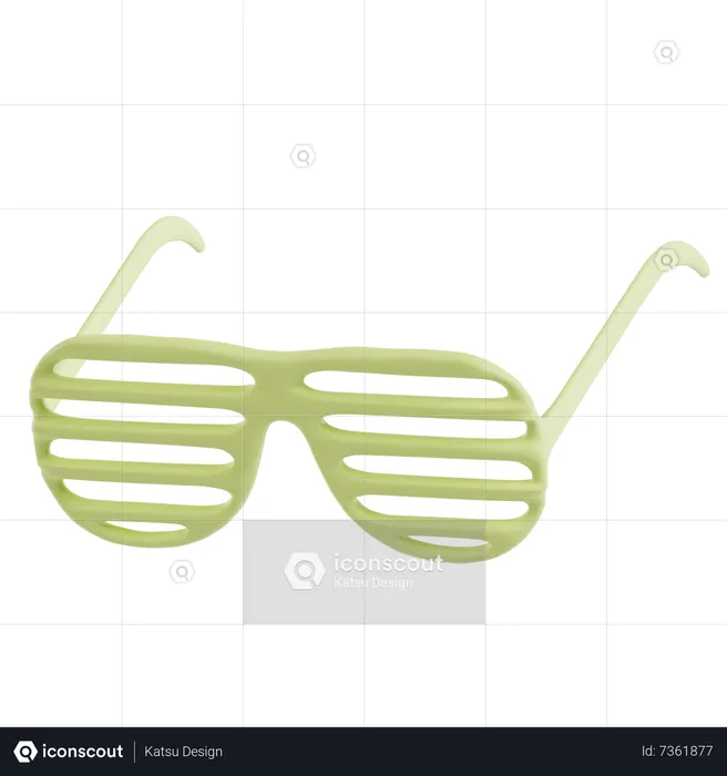 Lunettes  3D Icon