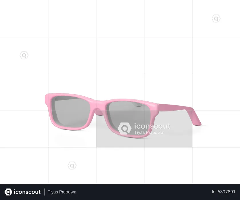 Lunettes de soleil  3D Icon