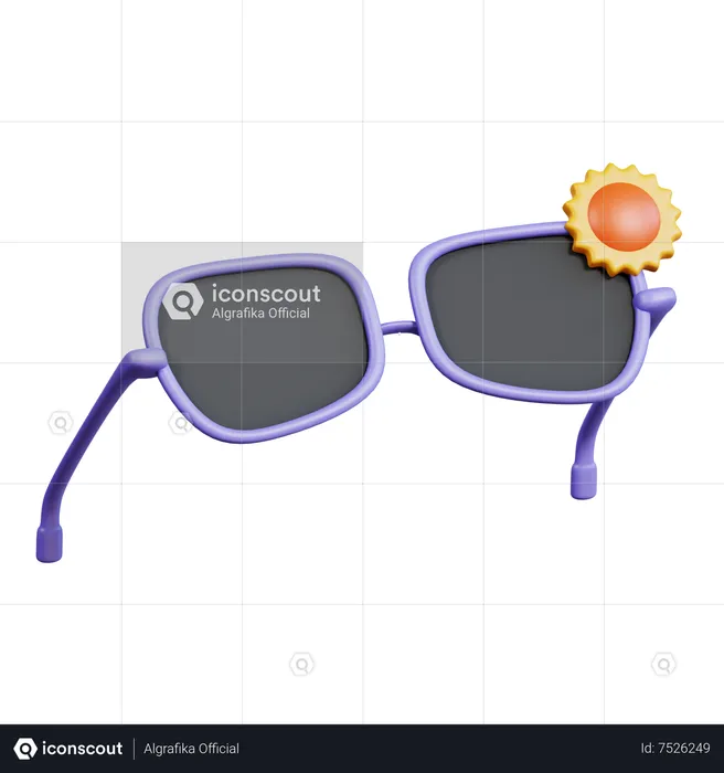 Des lunettes de soleil  3D Icon