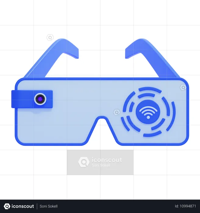 Lunettes intelligentes  3D Icon