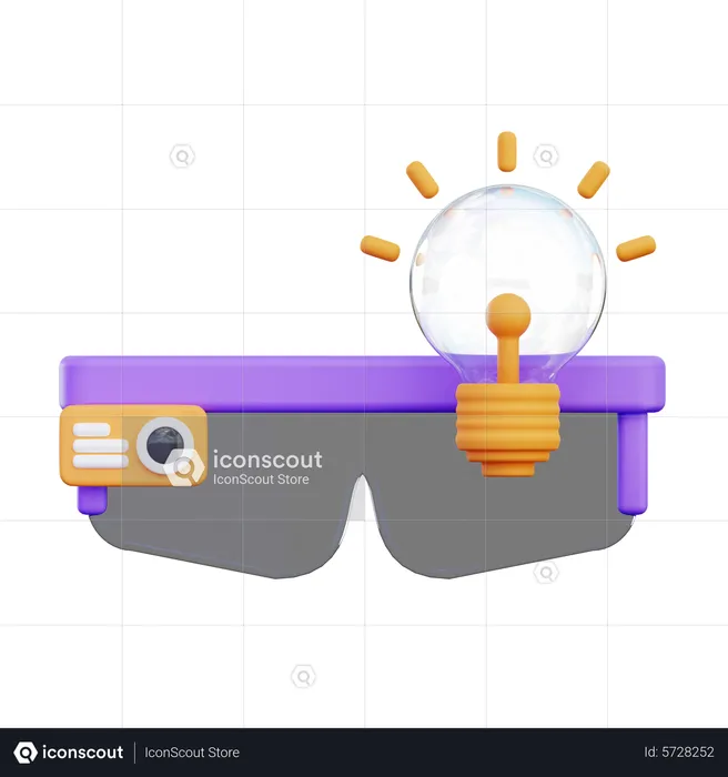 Lunettes intelligentes  3D Icon