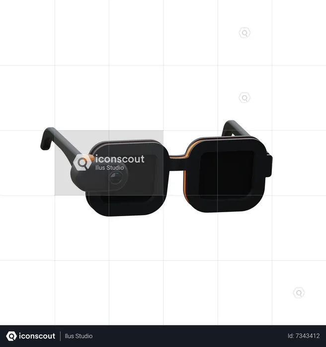 Lunettes intelligentes  3D Icon