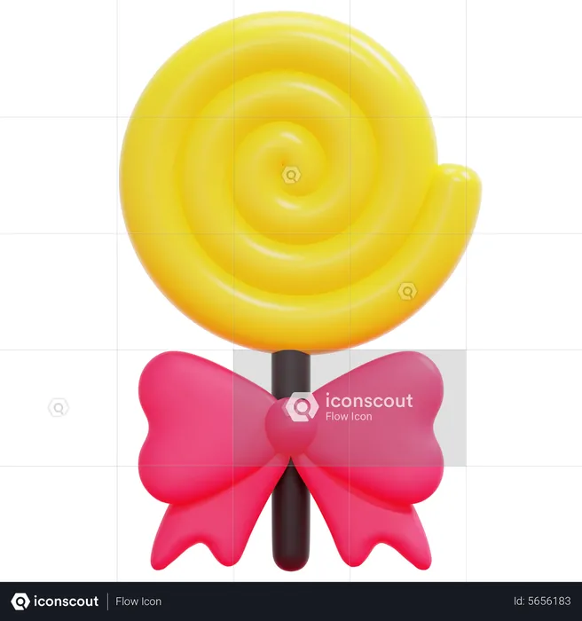 Lutscher Süßigkeiten  3D Icon