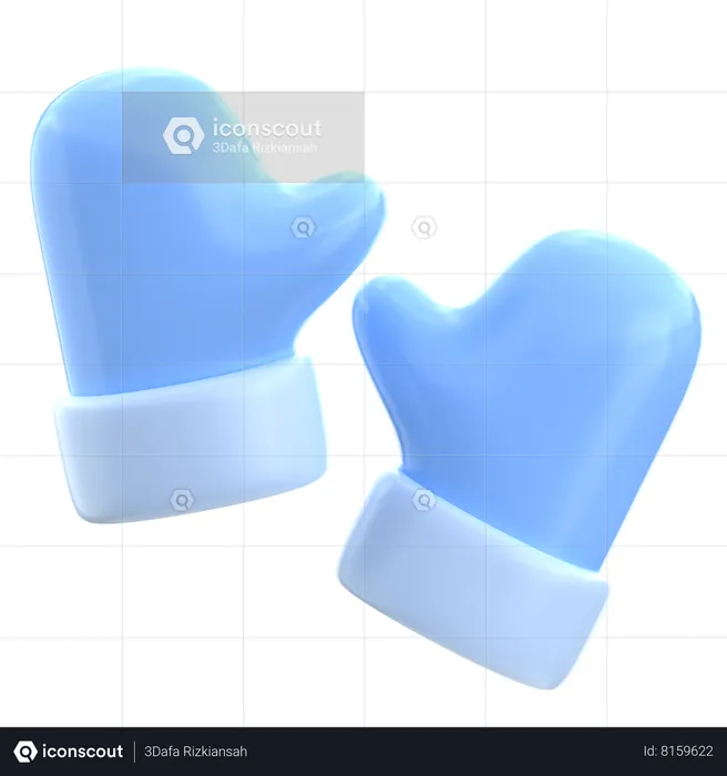 Luvas  3D Icon