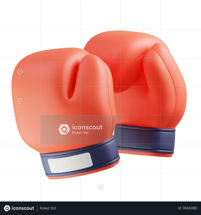 Luvas de boxe  3D Icon