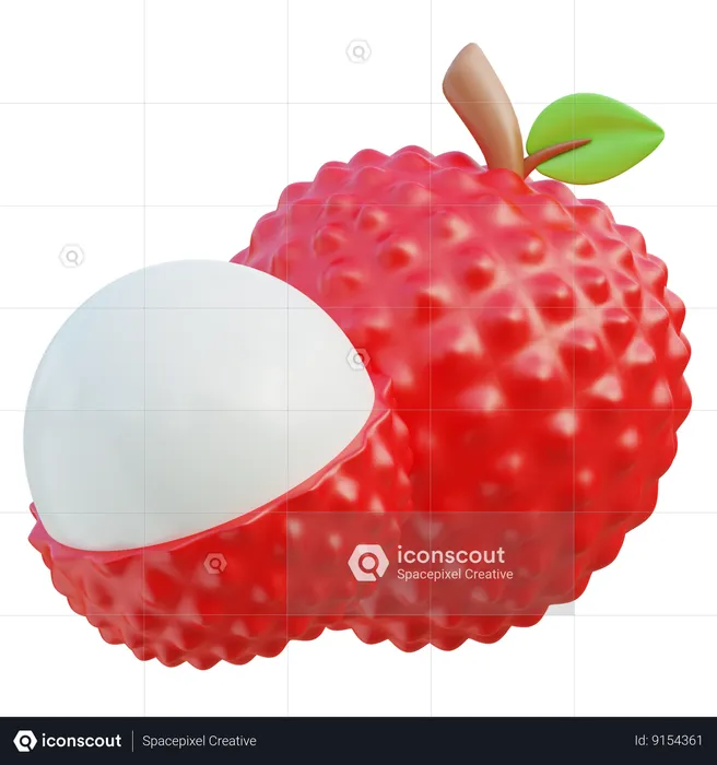 Lychee  3D Icon