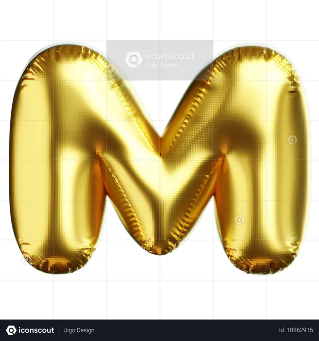 M  3D Icon