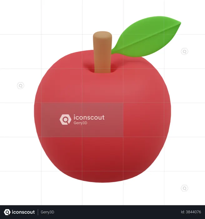 Maçã  3D Icon