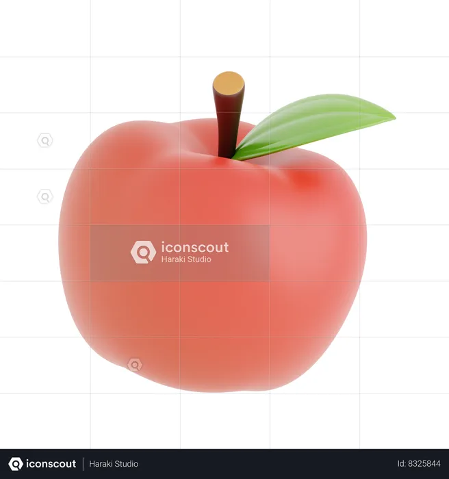 Fruta Maçã  3D Icon