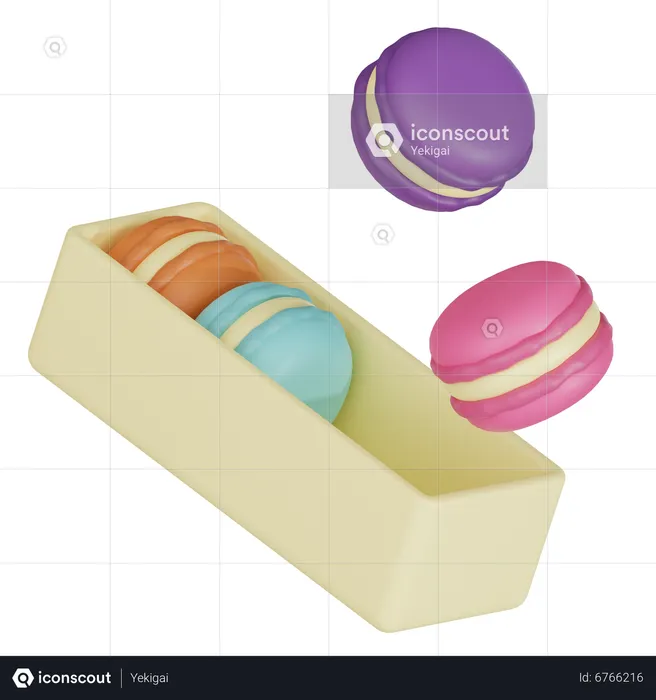 Macaron  3D Icon