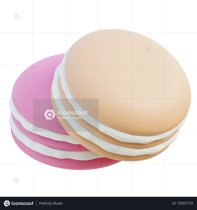 Macaron  3D Icon