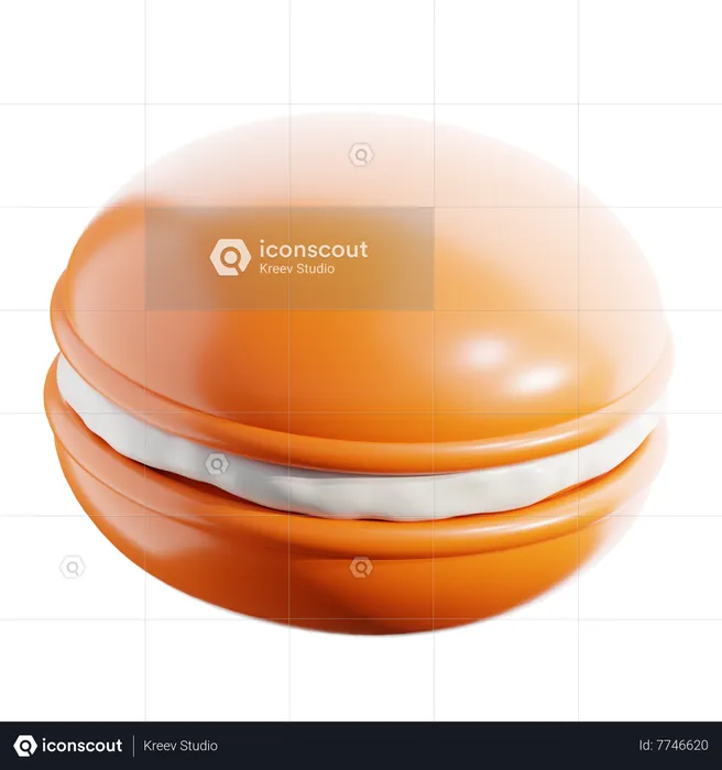 Macarons  3D Icon