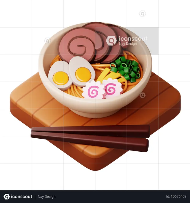 Ramen  3D Icon