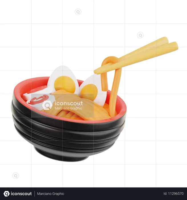 Ramen  3D Icon