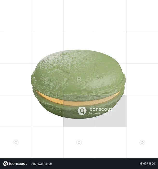 Macarrón  3D Icon