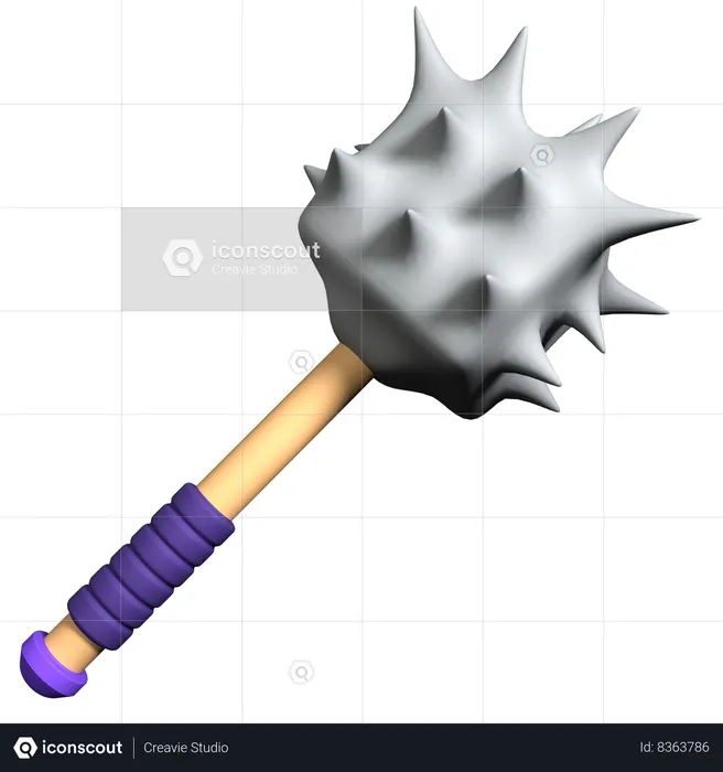 Mace  3D Icon