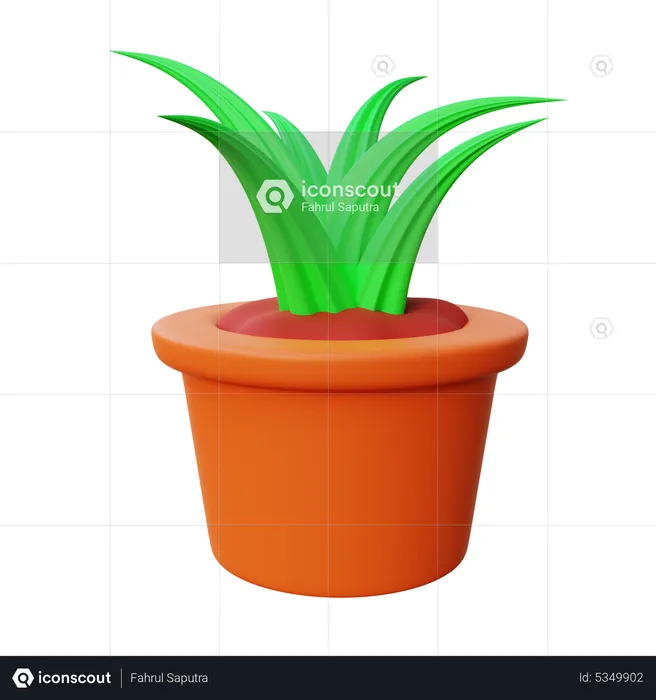 Maceta  3D Icon